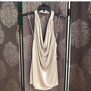 NWT Express Champagne colored Halter top